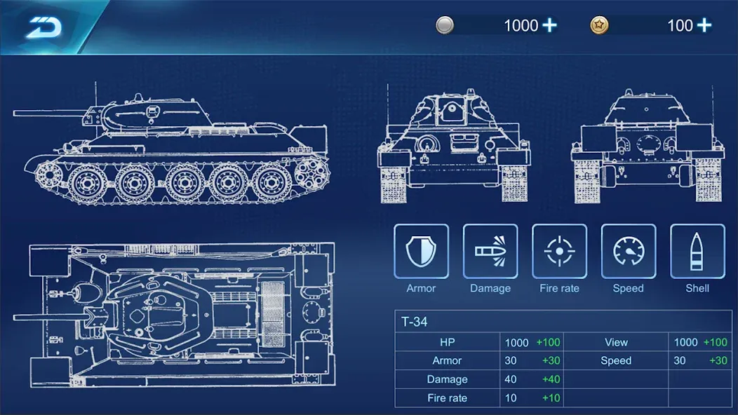 Ace Tank [МОД: Много денег, Монет и Все открыто] Screenshot 2