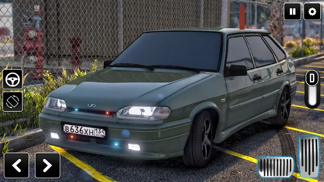 2114 Car Driving: Lada sedan [МОД: Много монет, Открытые уровни и Мега MOD] Screenshot 1