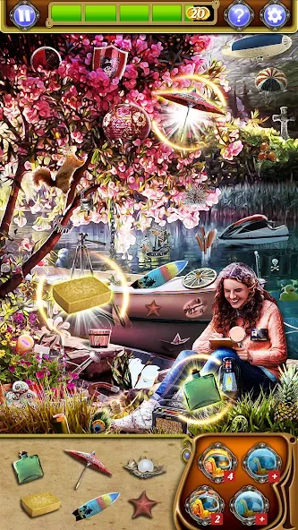 Hidden Object: 4 Seasons (Хидден Объект) [МОД: Много денег, Монет и Все открыто] Screenshot 2