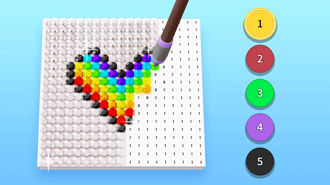 Diamond Painting by Number (Даймонд пейнтинг по номерам) [МОД: Много денег, Монет и Все открыто] Screenshot 5