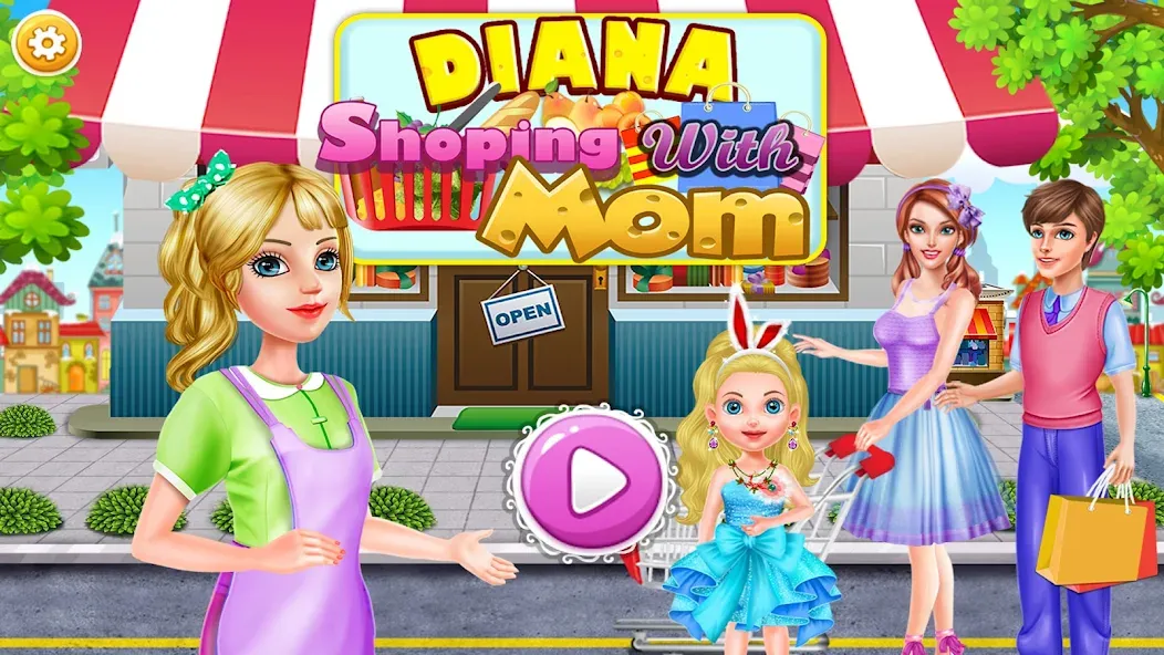 Mall Shopping with Diana (Молл Шоппинг с Дианой) [МОД: Много монет, Открытые уровни и Мега MOD] Screenshot 1