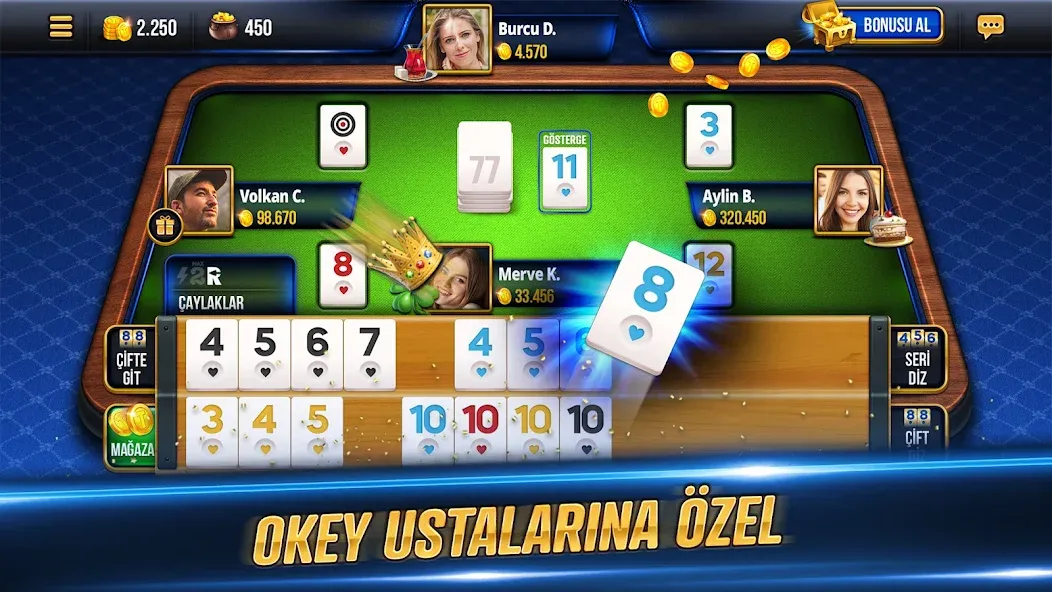 Tekel Okey (Текел Окей) [МОД: Много монет, Открытые уровни и Мега MOD] Screenshot 1