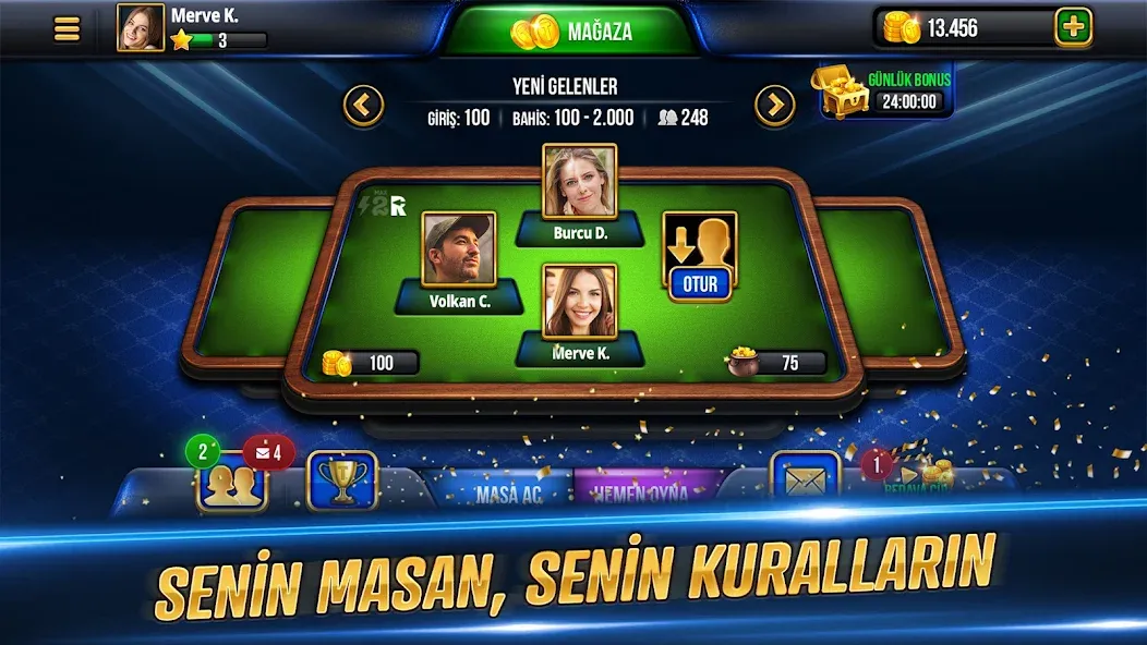 Tekel Okey (Текел Окей) [МОД: Много монет, Открытые уровни и Мега MOD] Screenshot 4