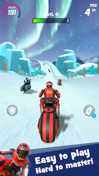 Bike Race: Racing Game (Байк Гейм 3D) [MOD: Меню/Много денег] - Скриншот 1
