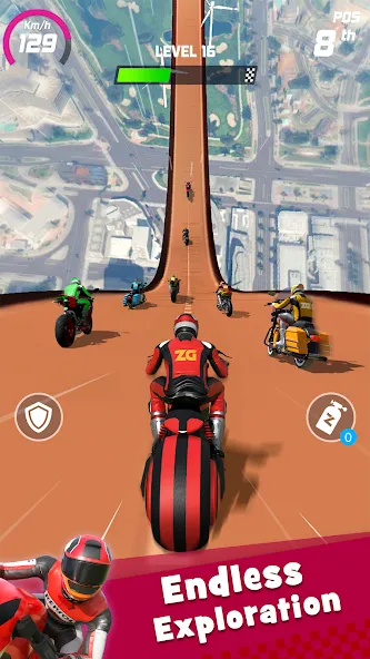 Bike Race: Racing Game (Байк Гейм 3D) [MOD: Меню/Много денег] - Скриншот 2