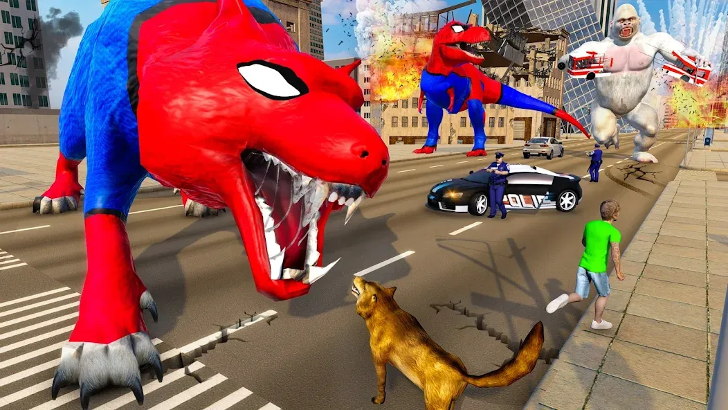 Giant Gorilla Bigfoot Monster (Энгри Горилла) [МОД: Много денег, Монет и Все открыто] Screenshot 5