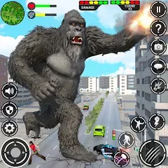 Скачать Giant Gorilla Bigfoot Monster (Энгри Горилла) [МОД: Много денег, Монет и Все открыто] | Взлом Giant Gorilla Bigfoot Monster на Андроид
