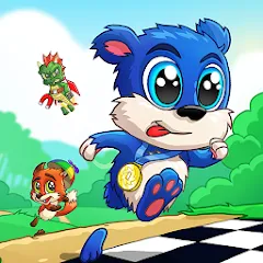 Скачать Fun Run 3 - Multiplayer Games (Фан Ран 3) [МОД: Меню, Бесконечные монеты и Открытые уровни] | Взлом Fun Run 3 - Multiplayer Games на Андроид