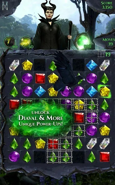 Disney Maleficent Free Fall [МОД: Бесконечные деньги, Монеты и Мега MOD] Screenshot 2
