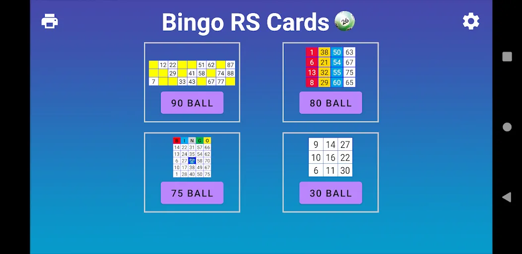 Bingo RS Cards (Бинго РС Карты) [MOD: Все разблокировано] - Скриншот 1