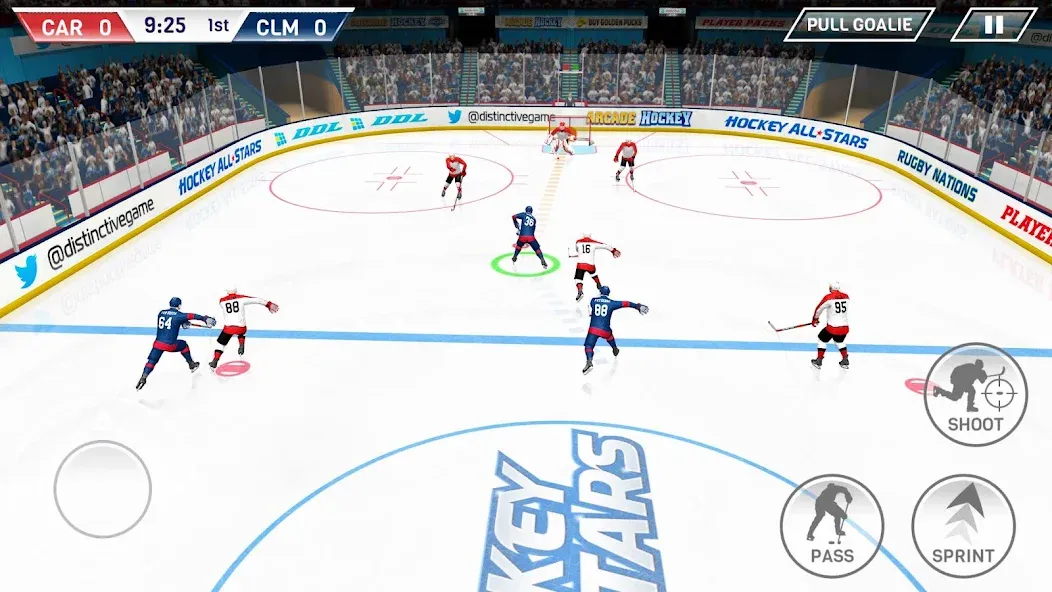 Hockey All Stars (Хоккей Олл Старс) [МОД: Деньги, Монеты и Меню MOD] Screenshot 1