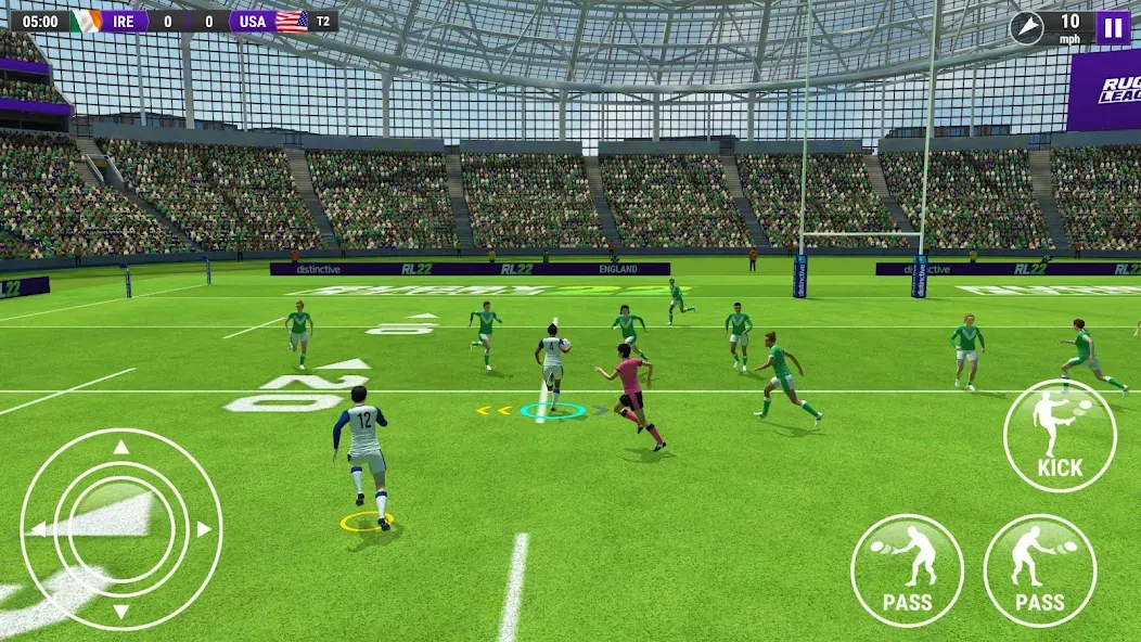 Rugby League 22 (Рубиги Лига 22) [МОД: Много монет, Открытые уровни и Мега MOD] Screenshot 2