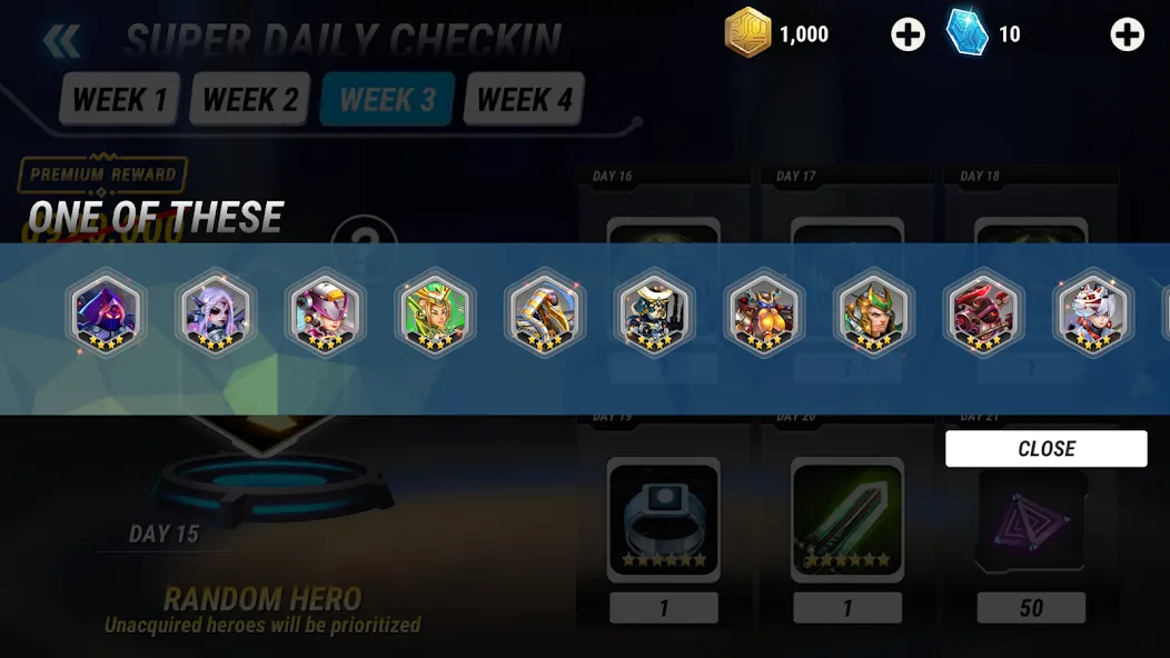 Heroes Infinity Premium (Герои Бесконечности Премиум) [МОД: Много монет, Открытые уровни и Мега MOD] Screenshot 2