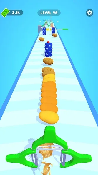 Potato Rush (Потейто Раш) [МОД: Много монет, Открытые уровни и Мега MOD] Screenshot 1