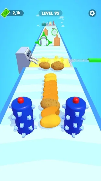 Potato Rush (Потейто Раш) [МОД: Много монет, Открытые уровни и Мега MOD] Screenshot 2