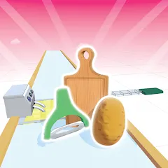 Скачать Potato Rush (Потейто Раш) [МОД: Много монет, Открытые уровни и Мега MOD] | Взлом Potato Rush на Андроид