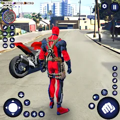 Скачать Miami Rope Hero Spider Game 2 [МОД: Много денег, Монет и Все открыто] | Взлом Miami Rope Hero Spider Game 2 на Андроид