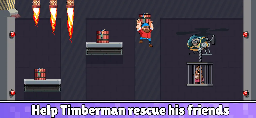 Timberman The Big Adventure (Тимбермен Большое Приключение) [МОД: Меню, Бесконечные монеты и Открытые уровни] Screenshot 4