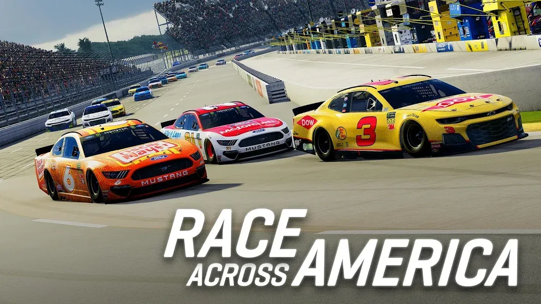 NASCAR Heat Mobile (НАСКАР Хит Мобилай) [МОД: Меню, Бесконечные монеты и Открытые уровни] Screenshot 1