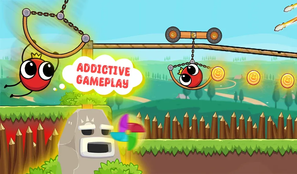 Bounce Ball 6: Roller Ball 6 (Боунс Болл 6) [МОД: Меню, Бесконечные монеты и Открытые уровни] Screenshot 2