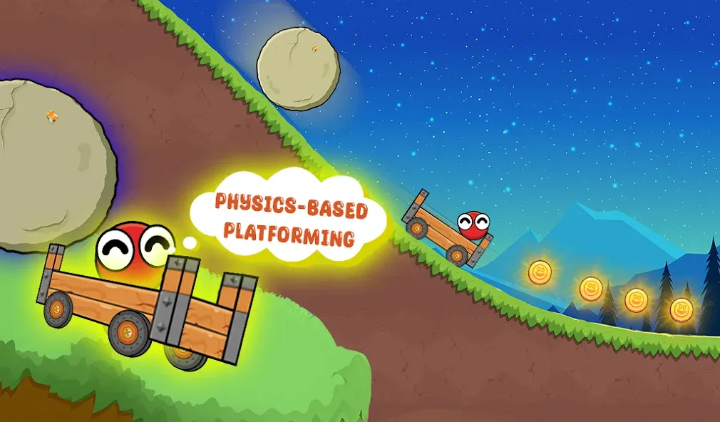 Bounce Ball 6: Roller Ball 6 (Боунс Болл 6) [МОД: Меню, Бесконечные монеты и Открытые уровни] Screenshot 3