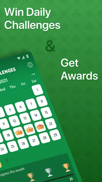Solitaire - Classic Card Game (Солитер) [МОД: Деньги, Монеты и Меню MOD] Screenshot 3