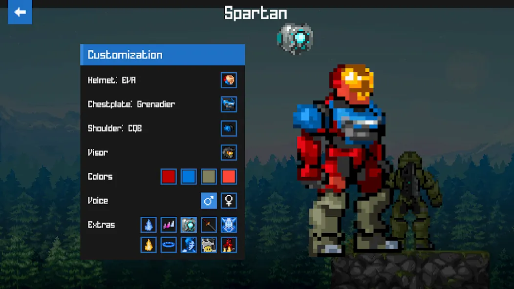 Spartan Firefight (Спартанский огневой бой) [МОД: Много монет, Открытые уровни и Мега MOD] Screenshot 3
