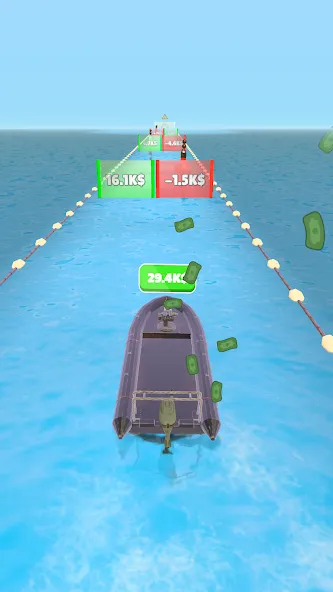 Boat Evolution (Боат Эволюшн) [МОД: Все открыто, Дополнительные деньги и Меню MOD] Screenshot 1