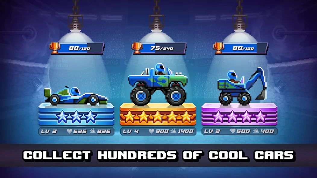 Drive Ahead! - Fun Car Battles [МОД: Много монет, Открытые уровни и Мега MOD] Screenshot 3