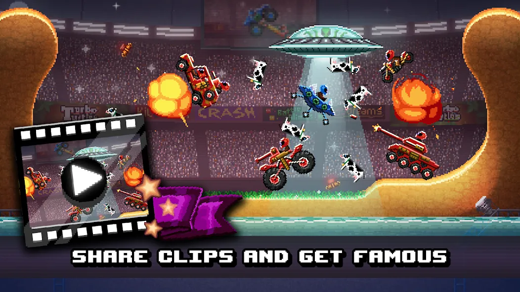 Drive Ahead! - Fun Car Battles [МОД: Много монет, Открытые уровни и Мега MOD] Screenshot 5