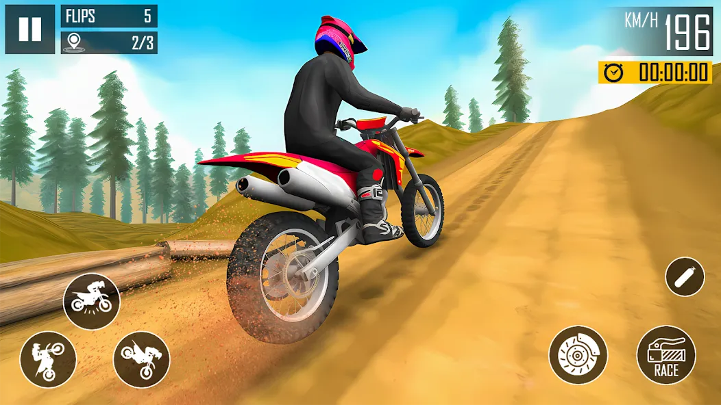 Ultimate Bike Stunt: Bike Game (Ультимейт Байк Стант) [МОД: Много монет, Открытые уровни и Мега MOD] Screenshot 5