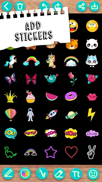 Draw Doodle - Kids drawing [МОД: Много монет, Открытые уровни и Мега MOD] Screenshot 4