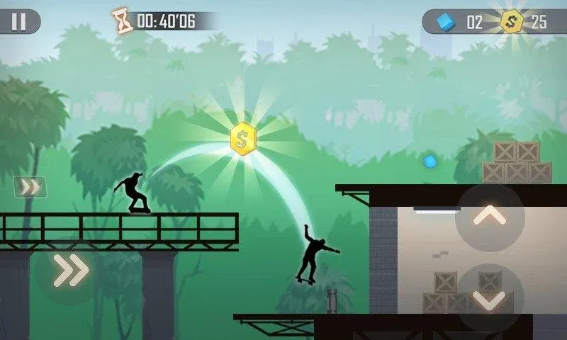 Shadow Skate [МОД: Меню, Бесконечные монеты и Открытые уровни] Screenshot 2
