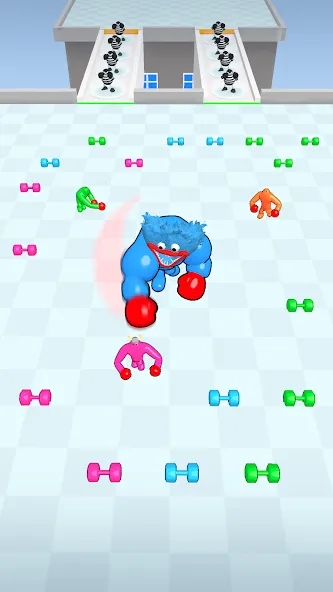 Punchy Race: Run & Fight Game (Панчи Рейс) [МОД: Меню, Бесконечные монеты и Открытые уровни] Screenshot 3