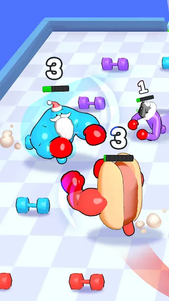 Punchy Race: Run & Fight Game (Панчи Рейс) [МОД: Меню, Бесконечные монеты и Открытые уровни] Screenshot 4
