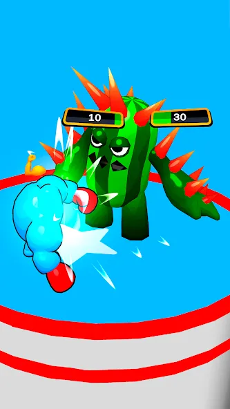 Punchy Race: Run & Fight Game (Панчи Рейс) [МОД: Меню, Бесконечные монеты и Открытые уровни] Screenshot 5