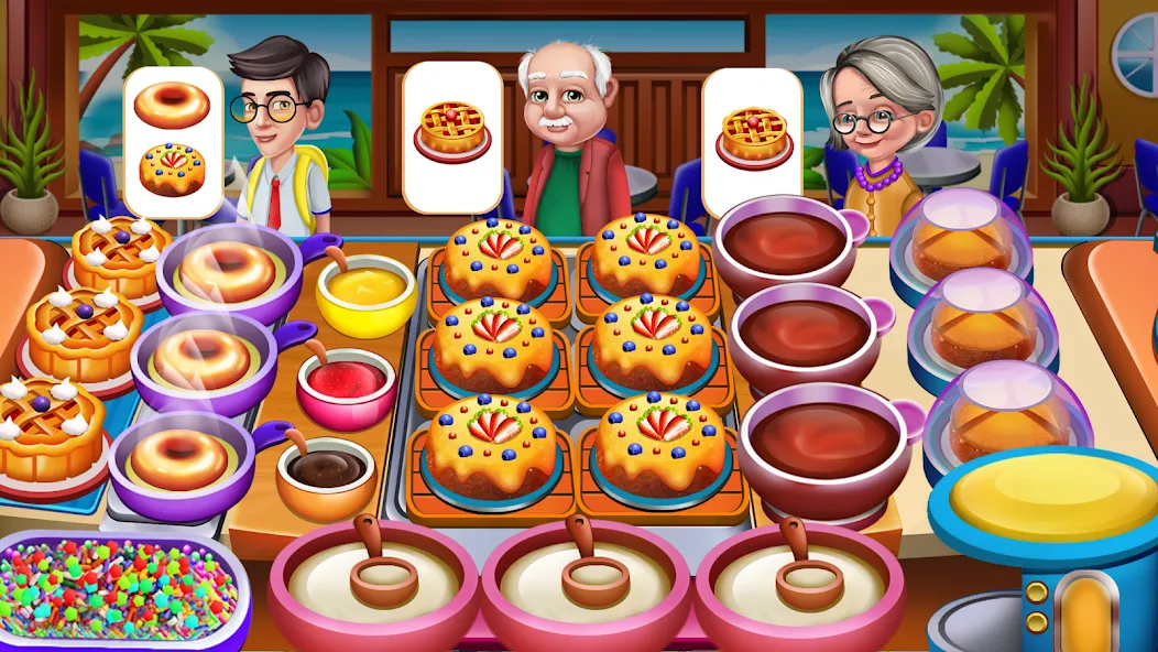 Cooking Food: Time Management [МОД: Все открыто, Дополнительные деньги и Меню MOD] Screenshot 5