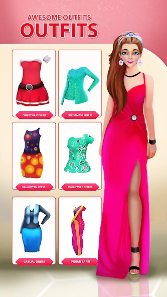 Girls Dress Up: Makeup Games [МОД: Много монет, Открытые уровни и Мега MOD] Screenshot 4