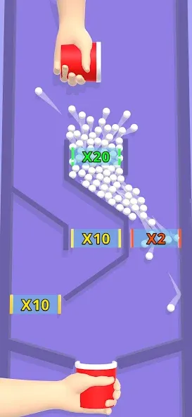 Bounce and collect (Баунс энд коллект) [MOD: Меню/Много денег] - Скриншот 1