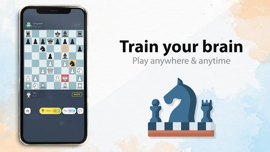 Chess: Classic Board Game [МОД: Меню, Бесконечные монеты и Открытые уровни] Screenshot 2