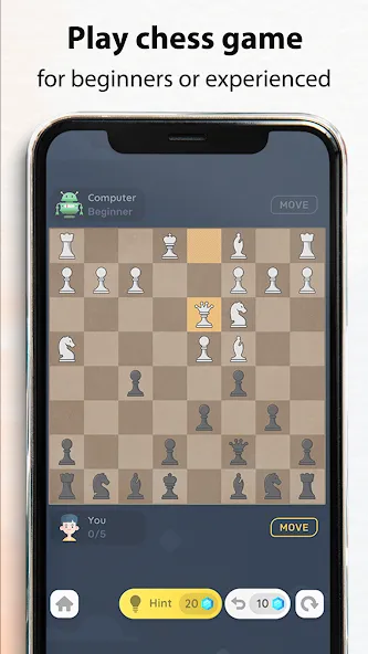 Chess: Classic Board Game [МОД: Меню, Бесконечные монеты и Открытые уровни] Screenshot 4