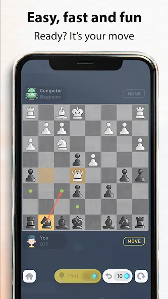 Chess: Classic Board Game [МОД: Меню, Бесконечные монеты и Открытые уровни] Screenshot 5