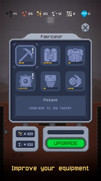 Dig Odyssey: Cosmic Miner (Диг Одиссей) [МОД: Все открыто, Дополнительные деньги и Меню MOD] Screenshot 3
