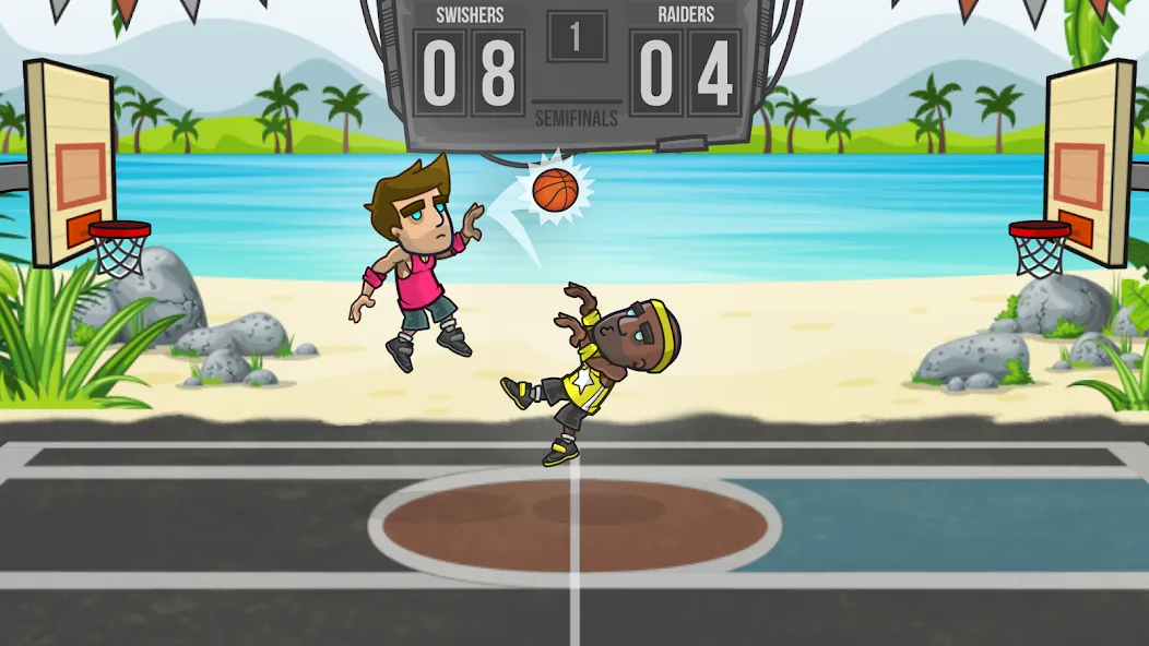 Basketball Battle [МОД: Все открыто, Дополнительные деньги и Меню MOD] Screenshot 3