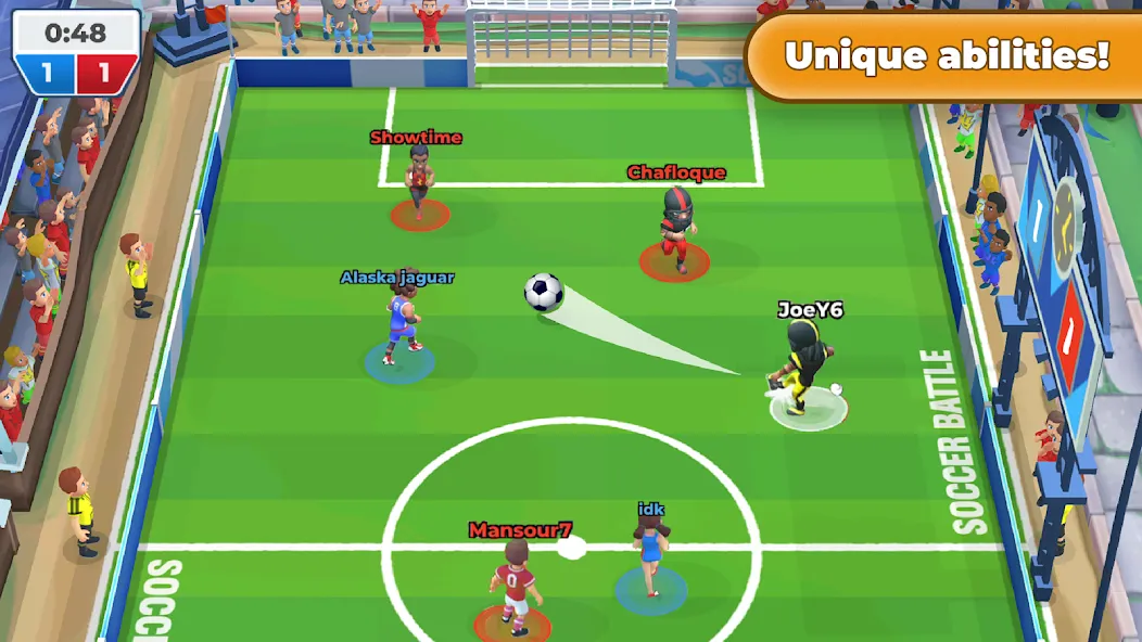 Soccer Battle -  PvP Football [МОД: Деньги, Монеты и Меню MOD] Screenshot 3