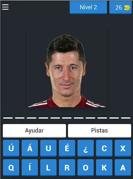 Guess Soccer Player Quiz [МОД: Меню, Бесконечные монеты и Открытые уровни] Screenshot 5