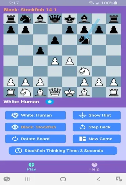 Chess With Stockfish 16 [МОД: Все открыто, Дополнительные деньги и Меню MOD] Screenshot 1