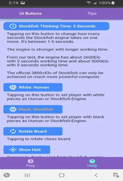 Chess With Stockfish 16 [МОД: Все открыто, Дополнительные деньги и Меню MOD] Screenshot 4