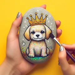 Скачать Rock Art - 3D Color by Number (Рок Арт) [МОД: Бесконечные деньги, Монеты и Мега MOD] | Взлом Rock Art - 3D Color by Number на Андроид