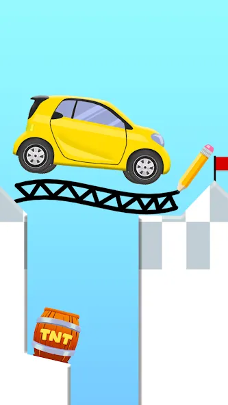 Draw 2 Bridge: Draw Save Car (Дроу 2 Бридж) [МОД: Все открыто, Дополнительные деньги и Меню MOD] Screenshot 3